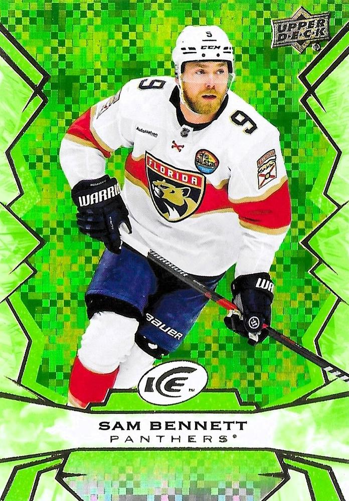 #93 Sam Bennett - Florida Panthers - 2022-23 Upper Deck Ice - Green Hockey