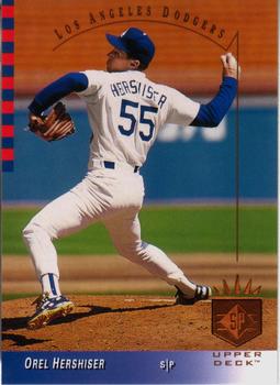 #93 Orel Hershiser - Los Angeles Dodgers - 1993 SP Baseball