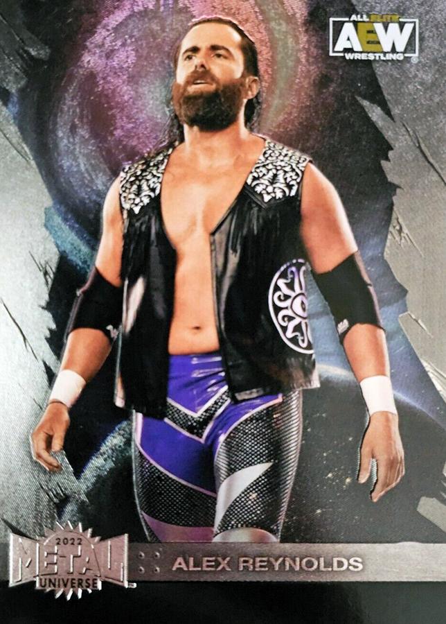 #93 Alex Reynolds - 2022 SkyBox Metal Universe AEW Wrestling
