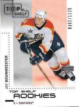 #93 Jay Bouwmeester - Florida Panthers - 2002-03 Upper Deck Top Shelf Hockey