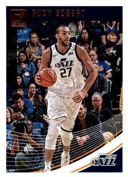 #93 Rudy Gobert - Utah Jazz - 2018-19 Donruss Basketball