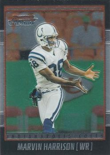 #93 Marvin Harrison - Indianapolis Colts - 2001 Bowman Chrome Football