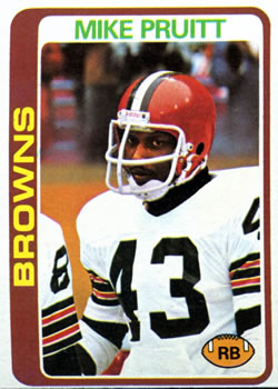 #93 Mike Pruitt - Cleveland Browns - 1978 Topps Football
