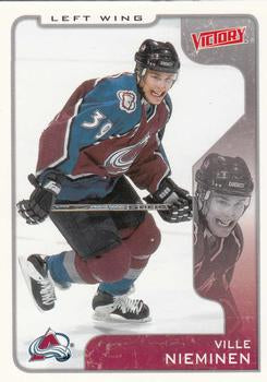 #93 Ville Nieminen - Colorado Avalanche - 2001-02 Upper Deck Victory Hockey