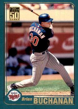 #93 Brian Buchanan - Minnesota Twins - 2001 Topps Baseball