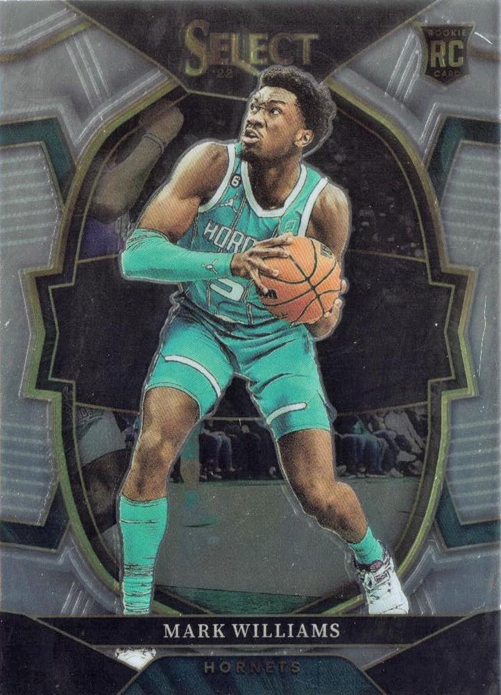 #93 Mark Williams - Charlotte Hornets - 2022-23 Panini Select Basketball