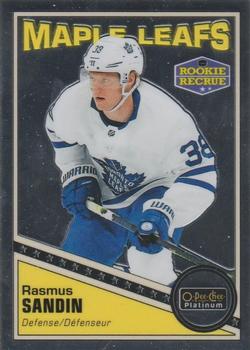 #R-93 Rasmus Sandin - Toronto Maple Leafs - 2019-20 O-Pee-Chee Platinum - Retro Hockey