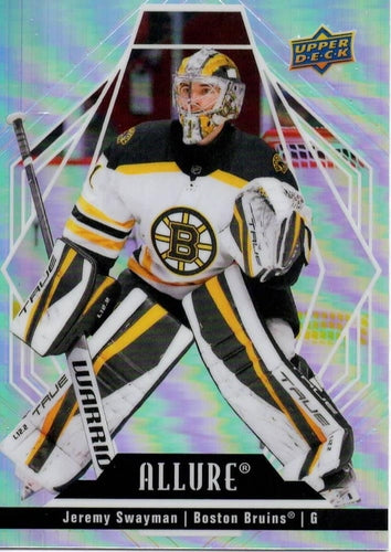 #93 Jeremy Swayman - Boston Bruins - 2022-23 Upper Deck Allure Hockey