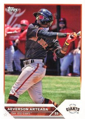 #PD-93 Aeverson Arteaga - San Jose Giants - 2023 Topps Pro Debut Baseball