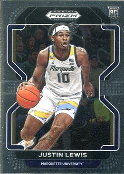 #93 Justin Lewis - Marquette Golden Eagles - 2022 Panini Prizm Draft Picks Basketball