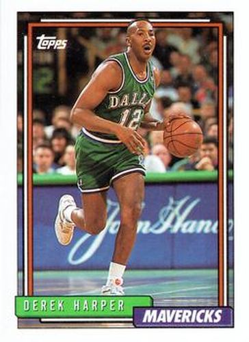 #93 Derek Harper - Dallas Mavericks - 1992-93 Topps Basketball