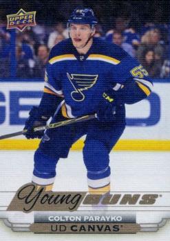 #C93 Colton Parayko - St. Louis Blues - 2015-16 Upper Deck - UD Canvas Hockey