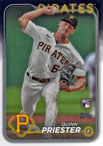 #93 Quinn Priester - Pittsburgh Pirates - 2024 Topps Baseball