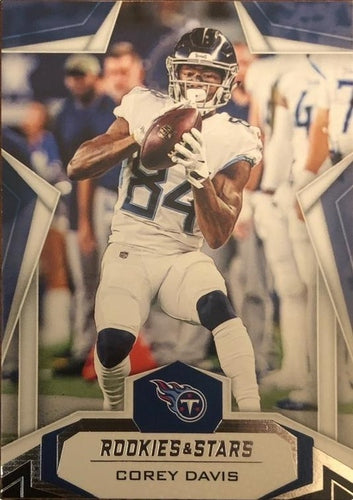 #93 Corey Davis - Tennessee Titans - 2019 Panini Rookies & Stars Football