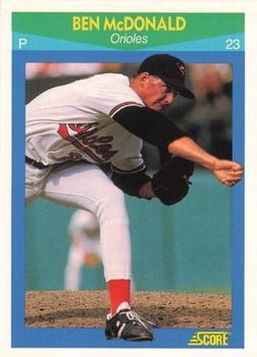 #93 Ben McDonald - Baltimore Orioles - 1990 Score Rising Stars Baseball