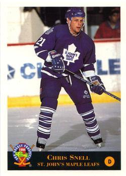 #93 Chris Snell - St. John's Maple Leafs - 1994 Classic Pro Hockey Prospects Hockey