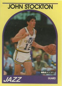 #93 John Stockton - Utah Jazz - 1989-90 Hoops Superstars Basketball