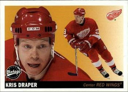 #93 Kris Draper - Detroit Red Wings - 2002-03 Upper Deck Vintage Hockey