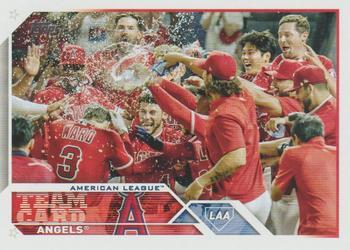 #93 Los Angeles Angels - Los Angeles Angels - 2023 Topps Baseball