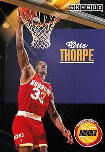 #93 Otis Thorpe - Houston Rockets - 1992-93 SkyBox Basketball
