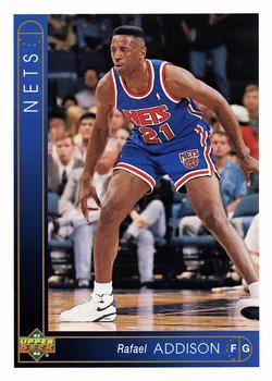 #93 Rafael Addison - New Jersey Nets - 1993-94 Upper Deck Basketball