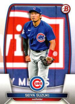 #93 Seiya Suzuki - Chicago Cubs - 2023 Bowman Baseball