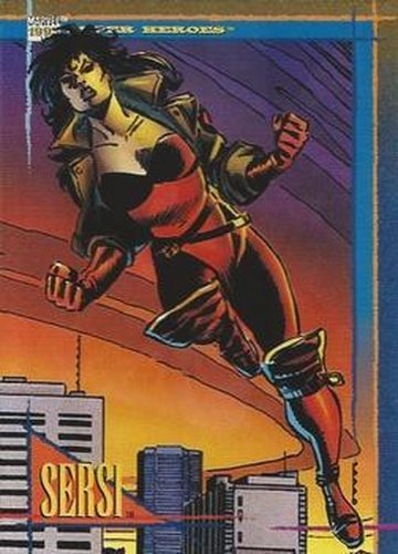 #93 Sersi - 1993 SkyBox Marvel Universe
