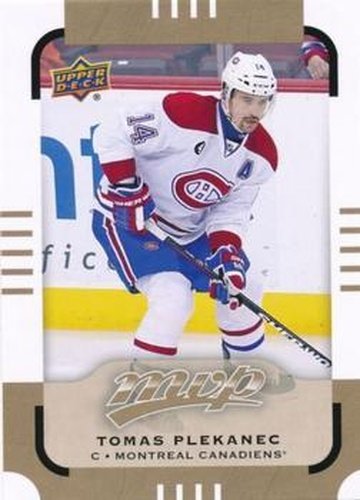#93 Tomas Plekanec - Montreal Canadiens - 2015-16 Upper Deck MVP Hockey