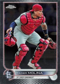 #93 Yadier Molina - St. Louis Cardinals - 2022 Topps Chrome Baseball
