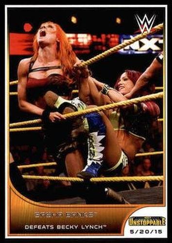 #93 Sasha Banks - 2016 Topps WWE Road to Wrestlemania Wrestling
