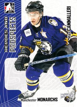 #93 Mike Cammalleri - Manchester Monarchs - 2005-06 In The Game Heroes and Prospects Hockey