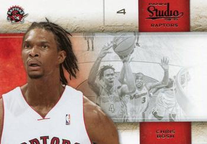 #93 Chris Bosh - Toronto Raptors - 2009-10 Panini Studio Basketball