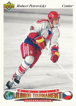 #93 Robert Petrovicky - Czechoslovakia - 1991-92 Upper Deck Czech World Juniors Hockey