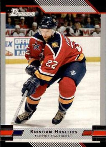 #93 Kristian Huselius - Florida Panthers - 2003-04 Bowman Draft Picks and Prospects Hockey