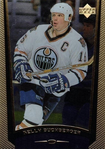 #93 Kelly Buchberger - Edmonton Oilers - 1998-99 Upper Deck Gold Reserve Hockey