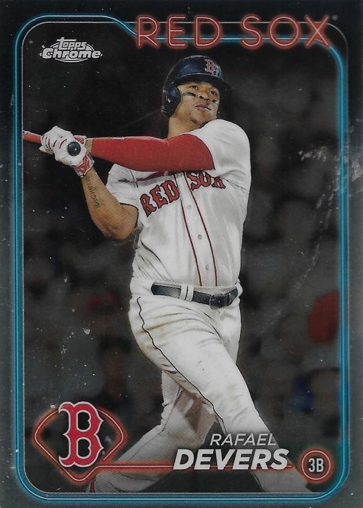 #93 Rafael Devers - Boston Red Sox - 2024 Topps Chrome Baseball