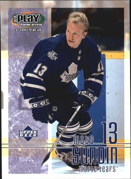 #93 Mats Sundin - Toronto Maple Leafs - 2001-02 Upper Deck Playmakers Hockey