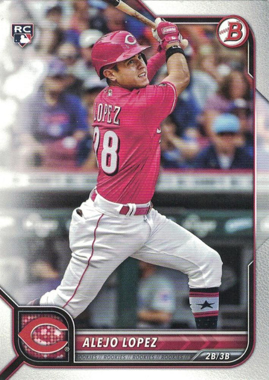 #93 Alejo Lopez - Cincinnati Reds - 2022 Bowman Baseball