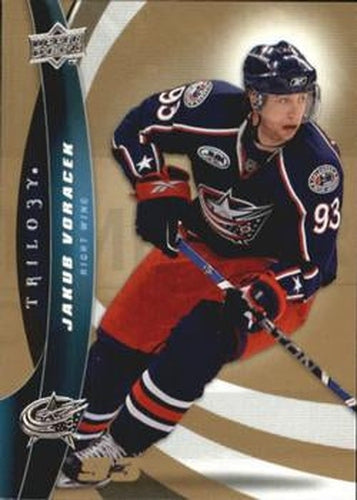 #93 Jakub Voracek - Columbus Blue Jackets - 2009-10 Upper Deck Trilogy Hockey
