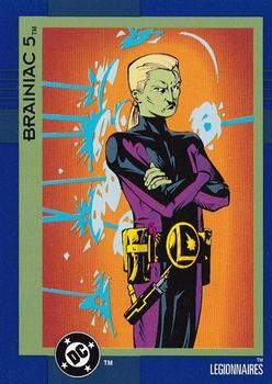 #93 Brainiac 5 - 1993 SkyBox DC Cosmic Teams