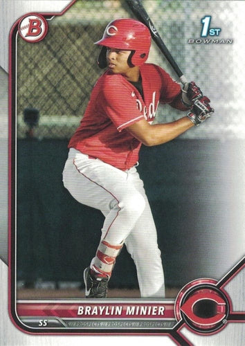 #BP-93 Braylin Minier - Cincinnati Reds - 2022 Bowman - Prospects Baseball