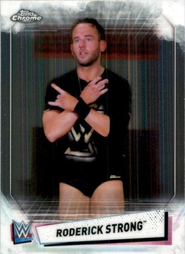 #93 Roderick Strong - 2021 Topps WWE Chrome Wrestling