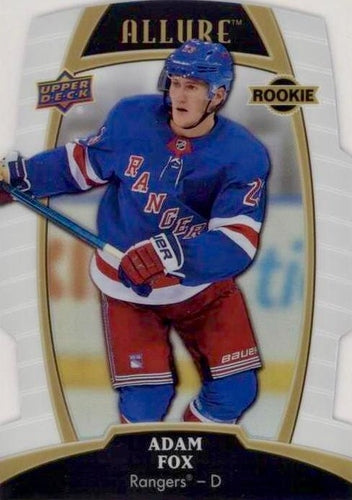#93 Adam Fox - New York Rangers - 2019-20 Upper Deck Allure - White Rainbow Hockey