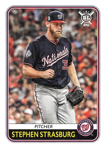 #94 Stephen Strasburg - Washington Nationals - 2020 Topps Big League Baseball