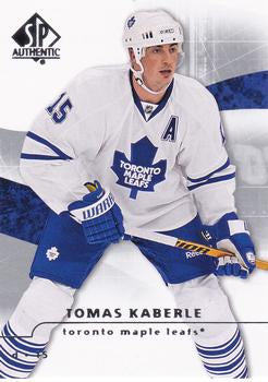 #7 Tomas Kaberle - Toronto Maple Leafs - 2008-09 SP Authentic Hockey