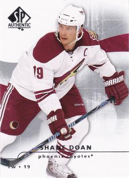 #12 Shane Doan - Phoenix Coyotes - 2008-09 SP Authentic Hockey