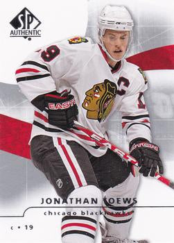 #55 Jonathan Toews - Chicago Blackhawks - 2008-09 SP Authentic Hockey