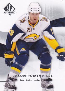 #62 Jason Pominville - Buffalo Sabres - 2008-09 SP Authentic Hockey