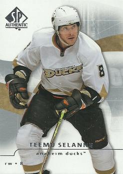 #84 Teemu Selanne - Anaheim Ducks - 2008-09 SP Authentic Hockey