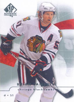 #90 Brian Campbell - Chicago Blackhawks - 2008-09 SP Authentic Hockey